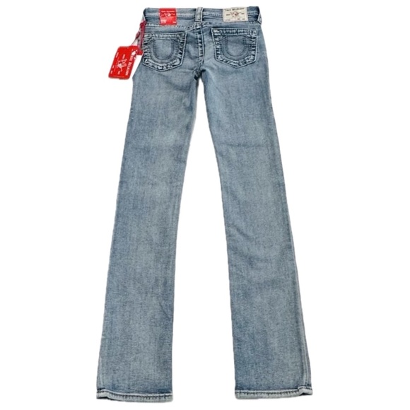 True Religion Denim - 👖💎 NWT - TRUE RELIGION Billie Mid-Rise Straight Jeans | Light Wash, Women’s 26